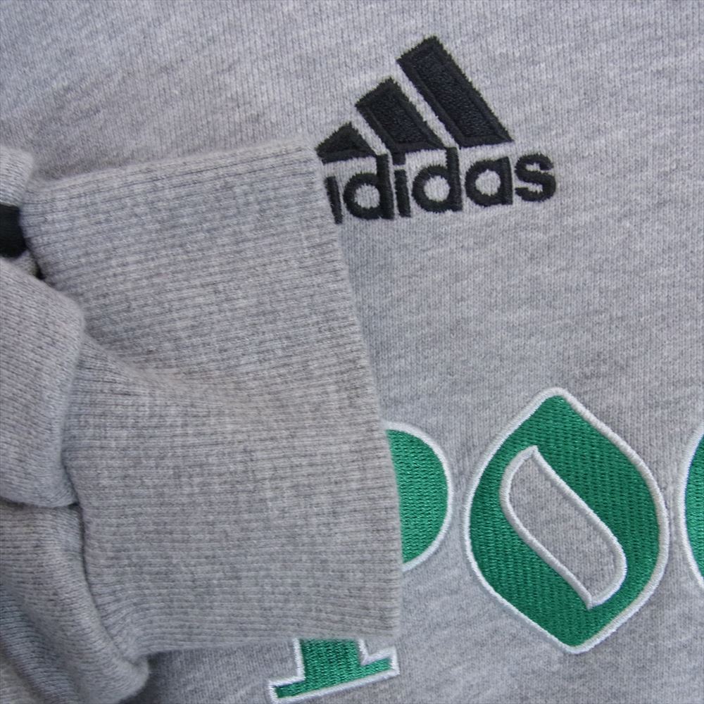 ゴーシャラブチンスキー DP5304 ADIDAS SWEAT TOP アディダス 刺繍ロゴ サイドライン オーバーサイズ スウェット トップ グレー系 M【中古】