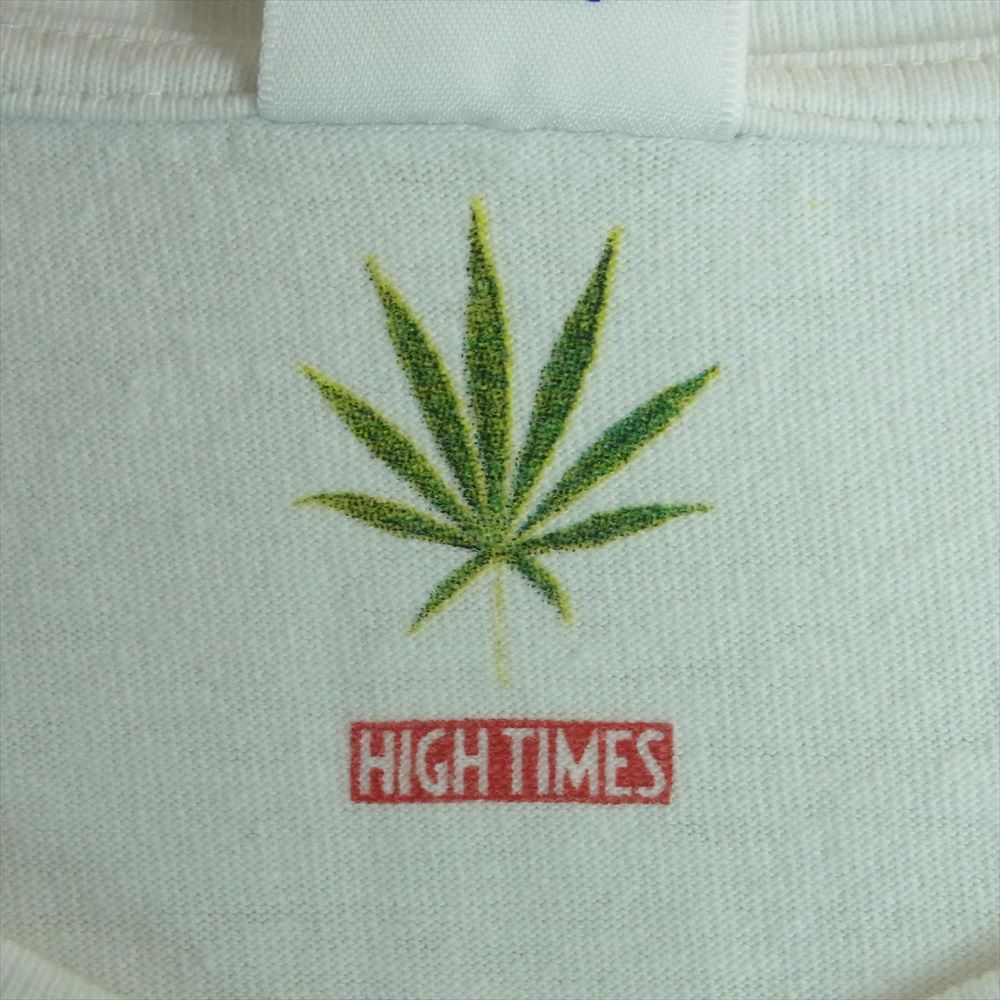 WACKO MARIA ワコマリア HIGHTIMES ハイタイムズ 半袖 Ｔシャツ コットン 日本製 ホワイト系 M【中古】