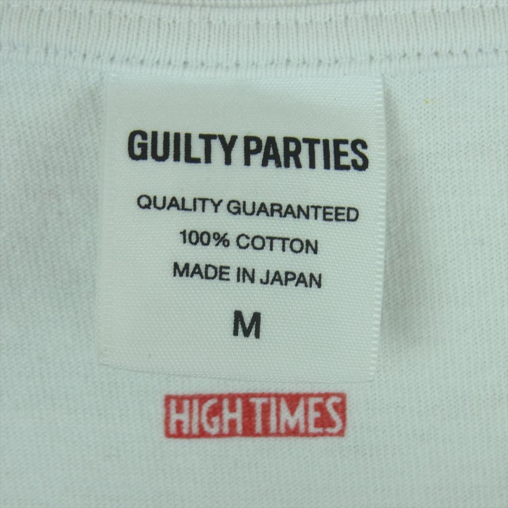WACKO MARIA ワコマリア HIGHTIMES ハイタイムズ 半袖 Ｔシャツ コットン 日本製 ホワイト系 M【中古】