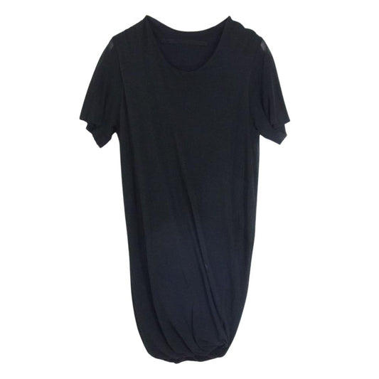 ユリウス 457CUM25 Ghost Layered T-Shirt ゴースト レイヤード Tシャツ カットソー ブラック系 1【中古】