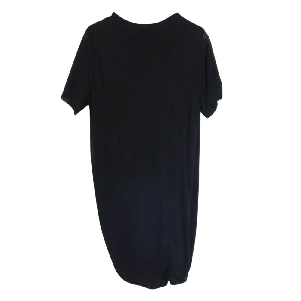 ユリウス 457CUM25 Ghost Layered T-Shirt ゴースト レイヤード Tシャツ カットソー ブラック系 1【中古】