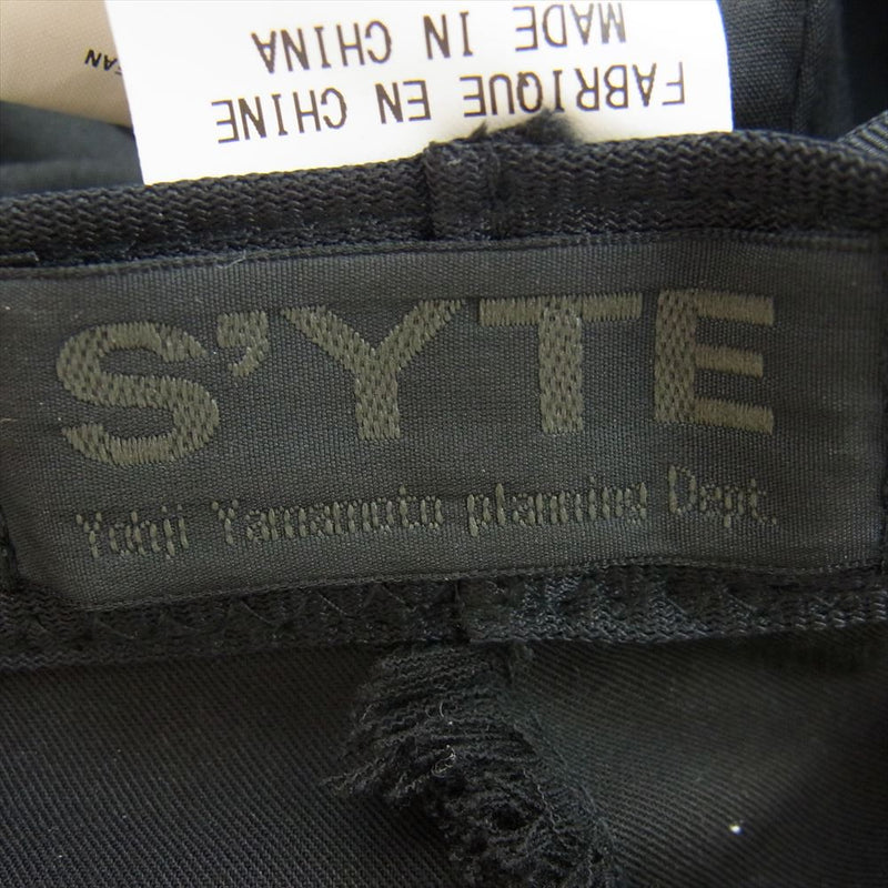 Yohji Yamamoto ヨウジヤマモト UT-H21-912 s’yte サイト キャスケット 帽子 ブラック系【中古】