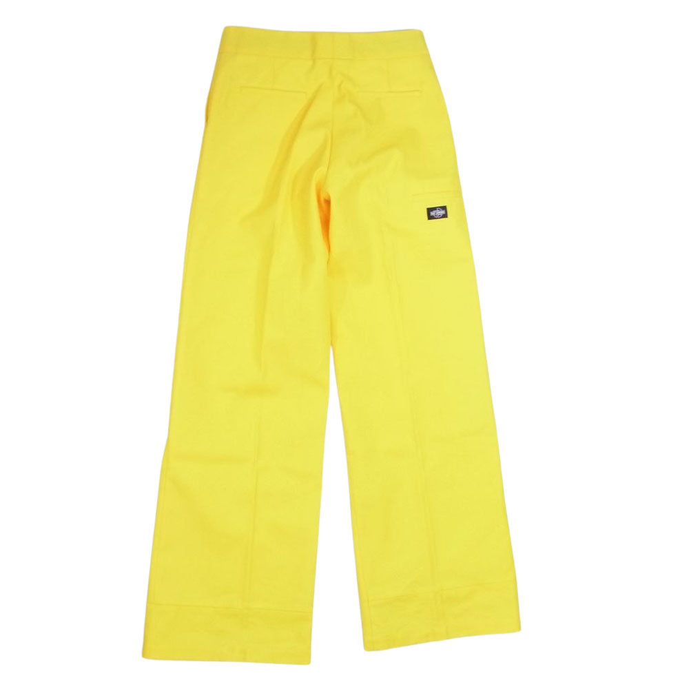 RAF SIMONS ラフシモンズ 21AW 212-W361 TWILL COTTON コットンツイル ストレートフィットバンツ イエロー系 36【美品】【中古】