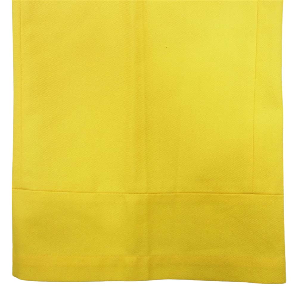 RAF SIMONS ラフシモンズ 21AW 212-W361 TWILL COTTON コットンツイル ストレートフィットバンツ イエロー系 36【美品】【中古】