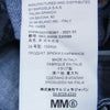 MAISON MARGIELA メゾンマルジェラ 21SS S62LB0056 MM6 エムエムシックス ヴィンテージウォッシュ加工 セーラー ワイドストレート デニムパンツ インディゴブルー系 38【中古】