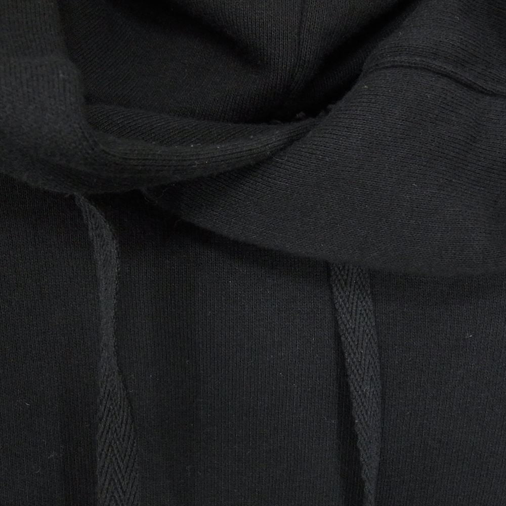 MAISON MARGIELA メゾンマルジェラ 21SS S51GU0039 1ライン 四つタグ AIDS エイズ フードプリント スウェット プルオーバー パーカー フーディ ブラック系 S【中古】
