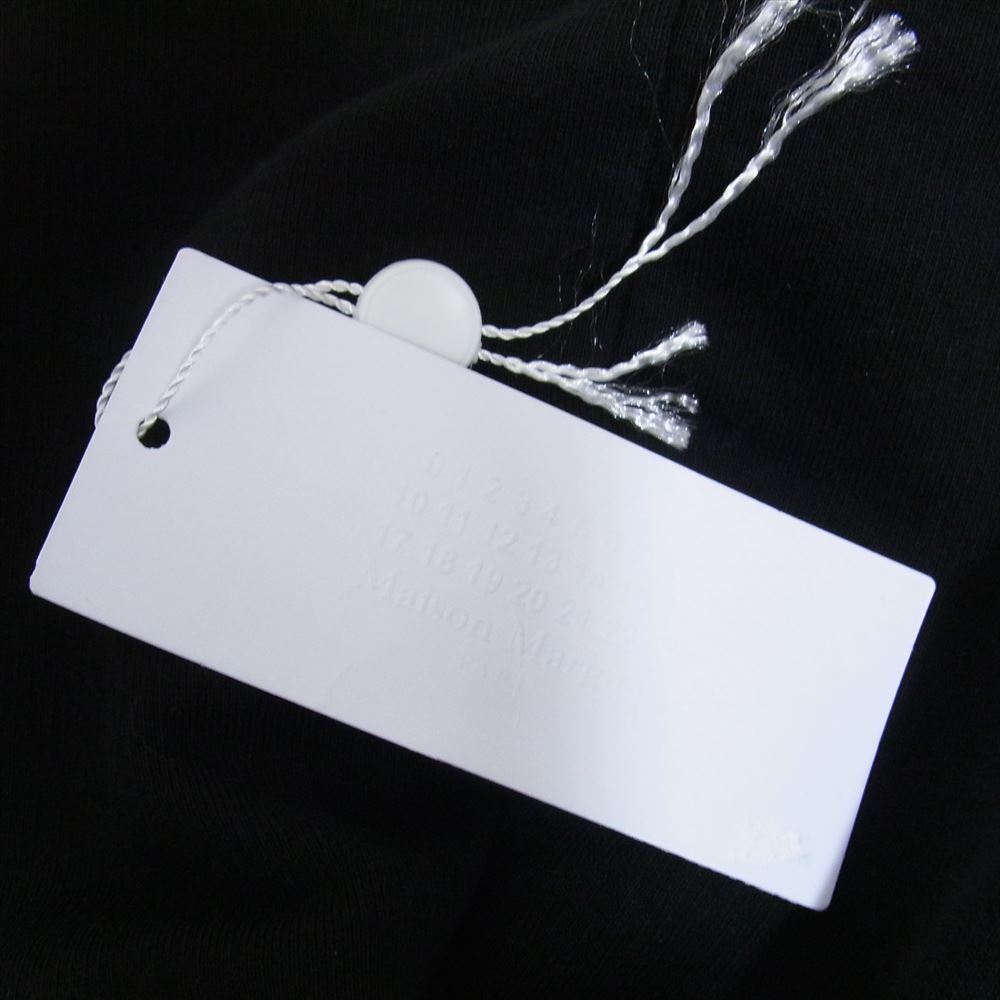 MAISON MARGIELA メゾンマルジェラ 21SS S51GU0039 1ライン 四つタグ AIDS エイズ フードプリント スウェット プルオーバー パーカー フーディ ブラック系 S【中古】
