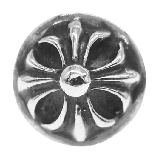 CHROME HEARTS クロムハーツ（原本有） STUD CRSBLL クロスボール スタッド ピアス シルバー系【中古】