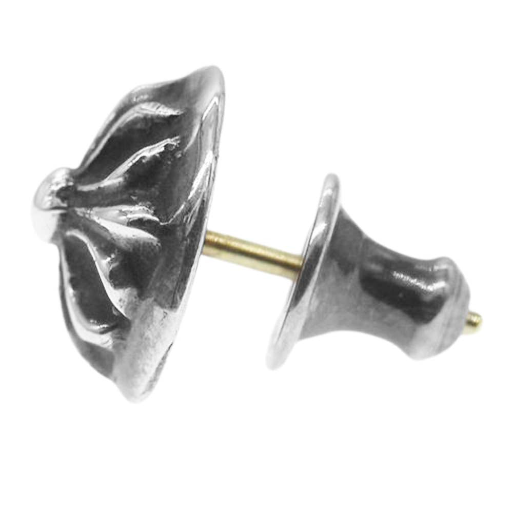 CHROME HEARTS クロムハーツ（原本有） STUD CRSBLL クロスボール スタッド ピアス シルバー系【中古】