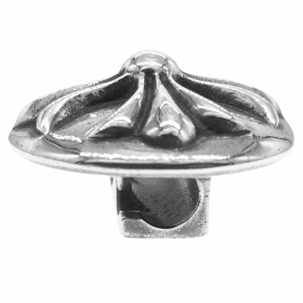 CHROME HEARTS クロムハーツ（原本有） HAIRBAND CROSS CHクロス クロスボールボタン ヘアゴム コンチョ シルバー系【中古】