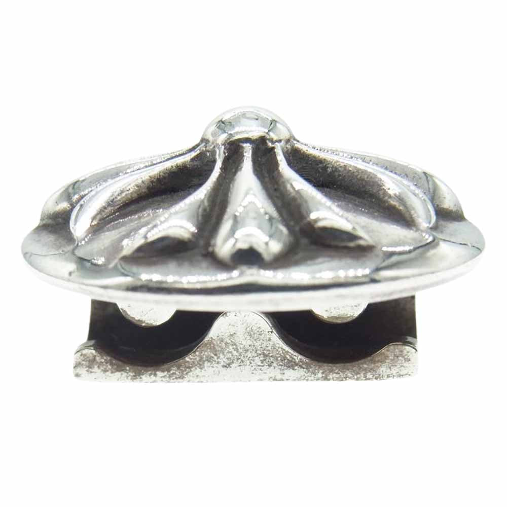 CHROME HEARTS クロムハーツ（原本有） HAIRBAND CROSS CHクロス クロスボールボタン ヘアゴム コンチョ シルバー系【中古】