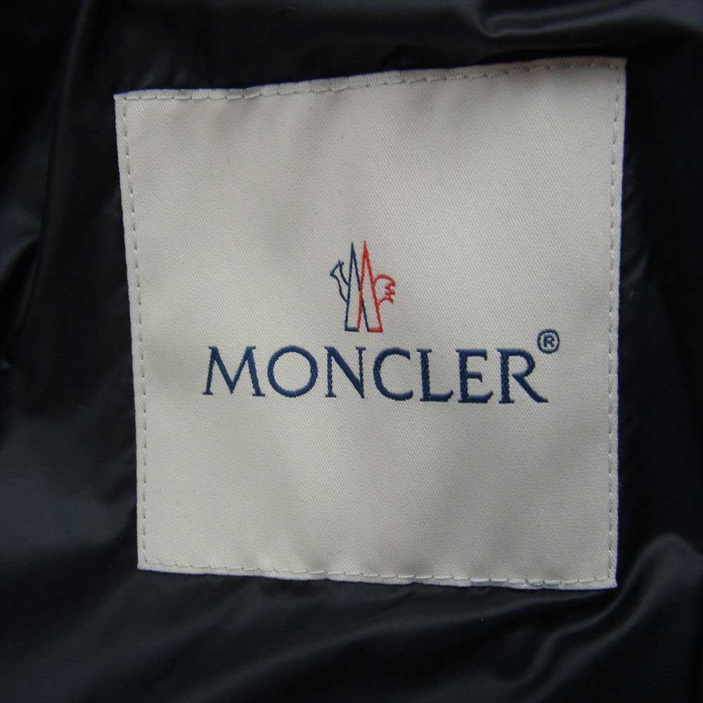 MONCLER モンクレール H20911A00118-5396Q 国内正規品 HELIANTHE シングルライダース ダウン ジャケット ブラック系 1【中古】
