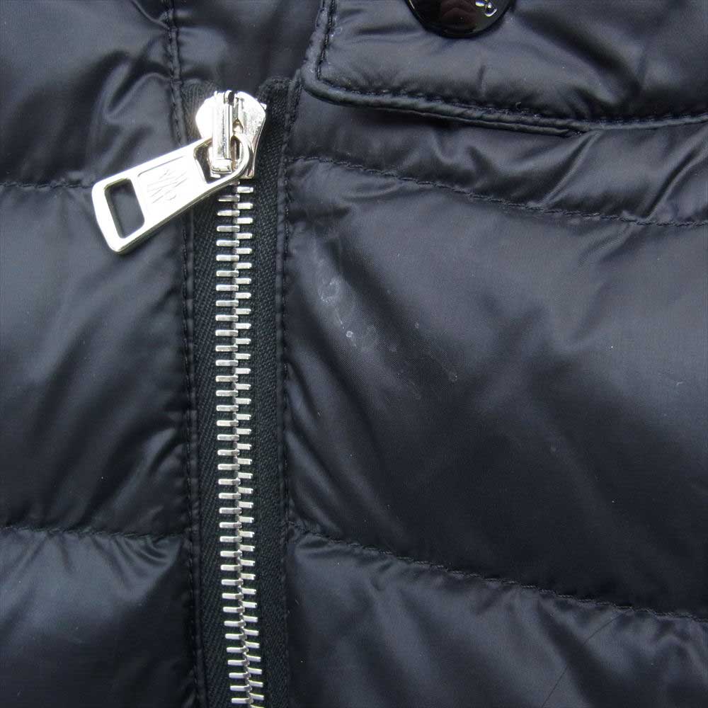 MONCLER モンクレール H20911A00118-5396Q 国内正規品 HELIANTHE シングルライダース ダウン ジャケット ブラック系 1【中古】