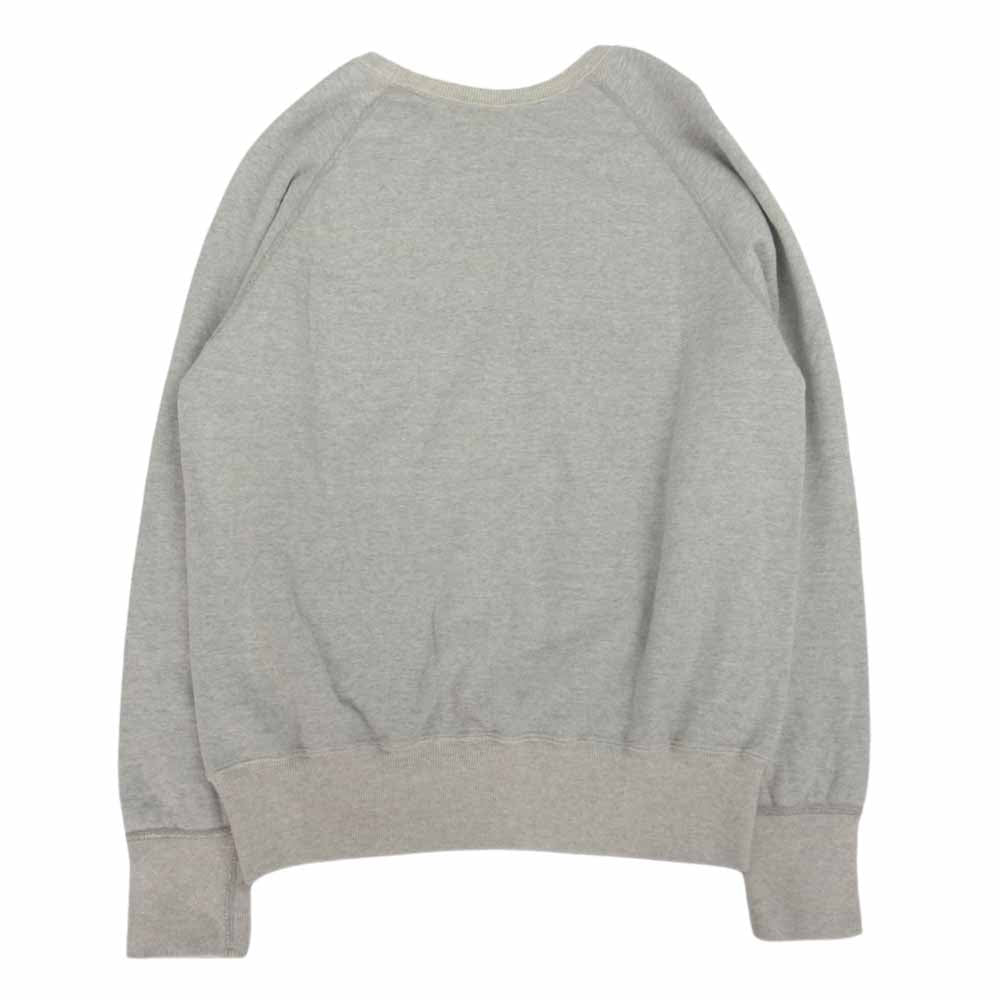 WAREHOUSE ウエアハウス 501-0011 2ND HAND SERIES セコハン USED加工 ラグラン スウェット グレー系 M【美品】【中古】