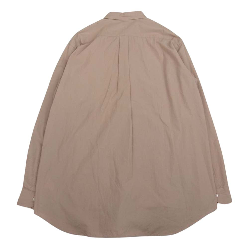 COMOLI コモリ 18SS M01-02001 broad collar shirt ブロード カラー コモリシャツ サンドピンク ピンク系 3【中古】
