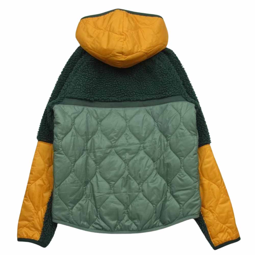 NIKE ナイキ CU4447-384 AS M NSW HE JKT HD INSLTD WNTR ボア切替 中綿 キルティング フリース ジャケット グリーン系 オレンジ系 M【中古】