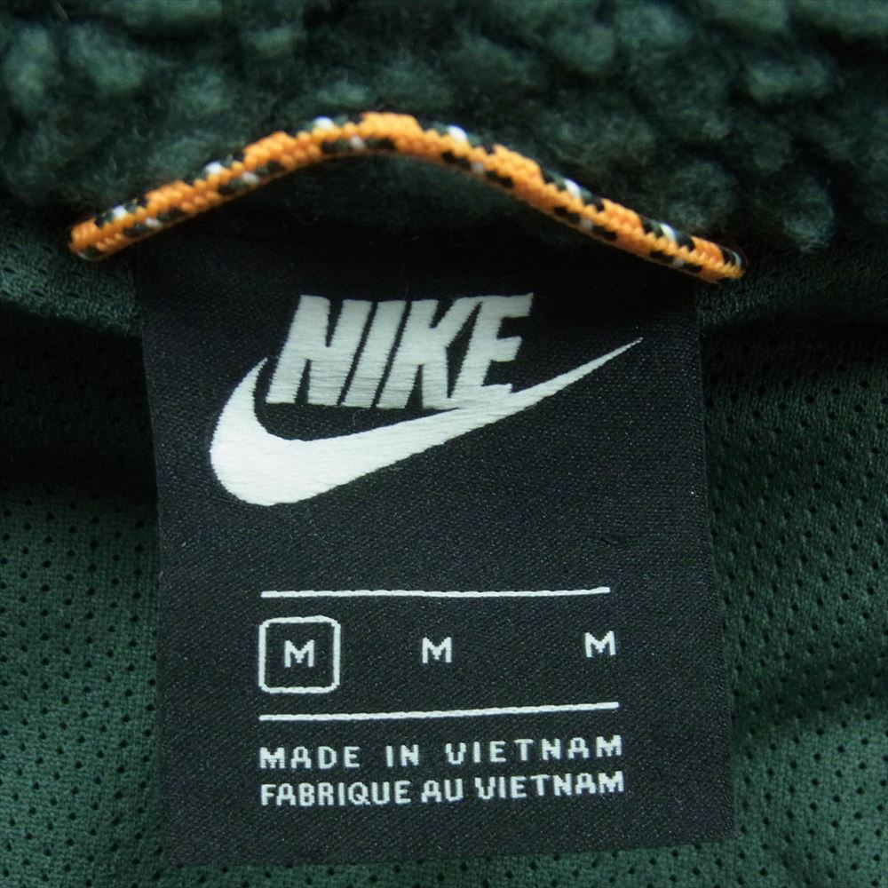 NIKE ナイキ CU4447-384 AS M NSW HE JKT HD INSLTD WNTR ボア切替 中綿 キルティング フリース ジャケット グリーン系 オレンジ系 M【中古】