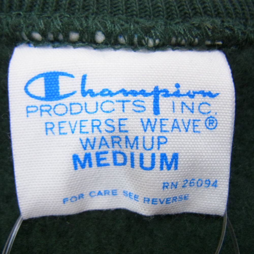 Champion チャンピオン C3-S008 REVERS WEAVE CREW NECK SWEAT リバースウィーブ クルーネック スウェット グリーン系 グリーン系 M【極上美品】【中古】