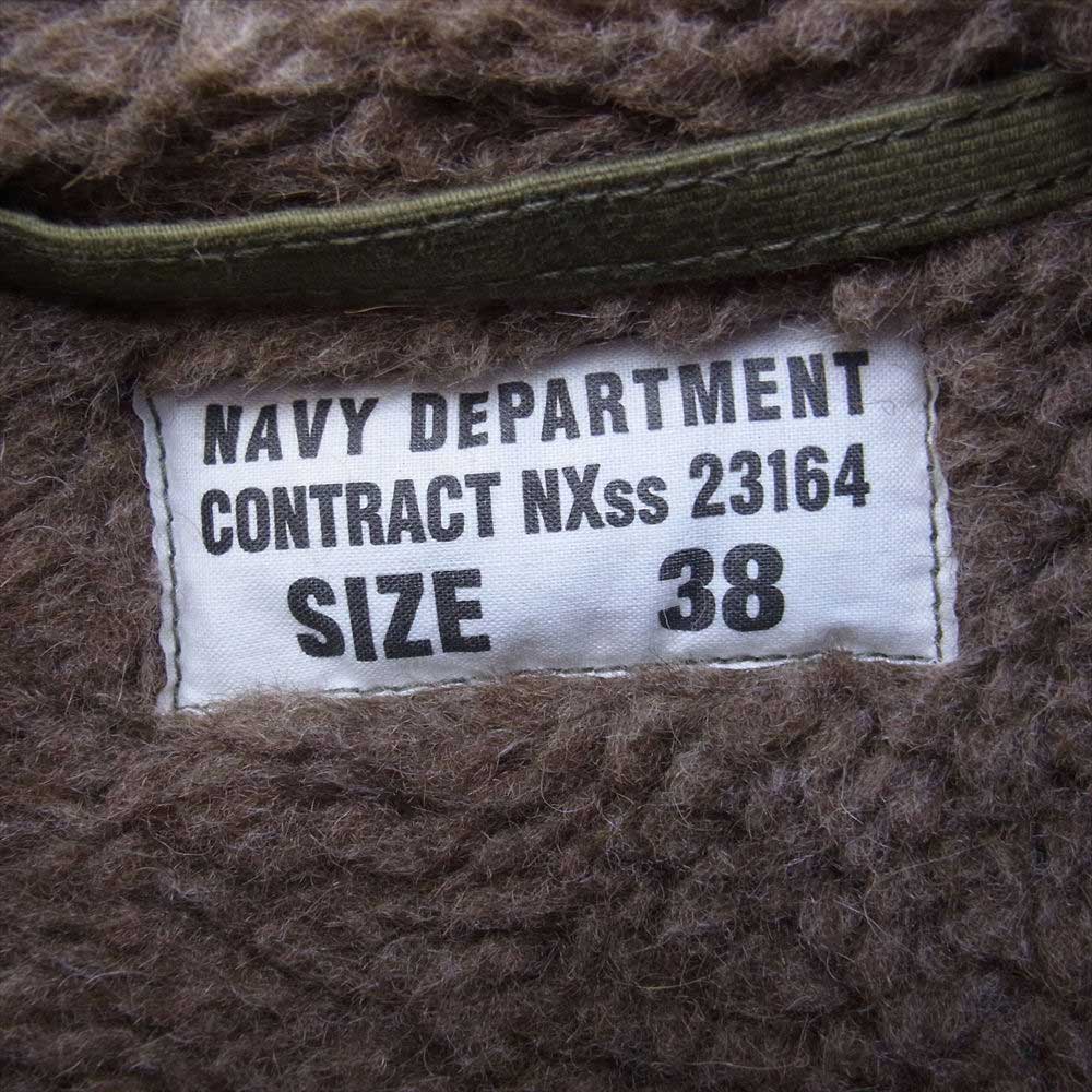 TOY'S McCOY トイズマッコイ N-1 DECK JACKET デッキ ジャケット ミリタリー オリーブグリーン系 38【中古】