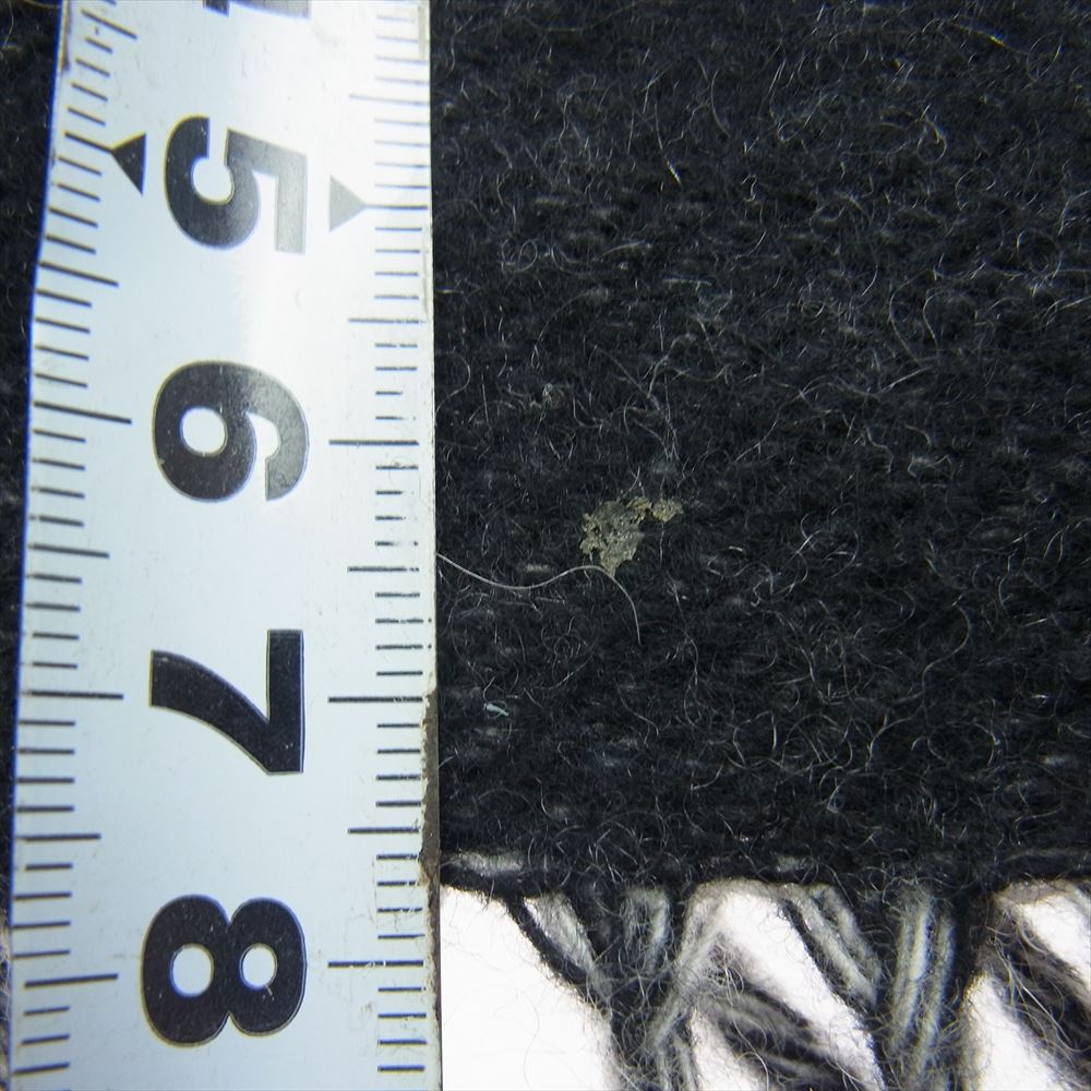 LOUIS VUITTON ルイ・ヴィトン M71040 モノグラム カシミヤ エシャルプ レイキャビック ストール マフラー ブラック系【中古】