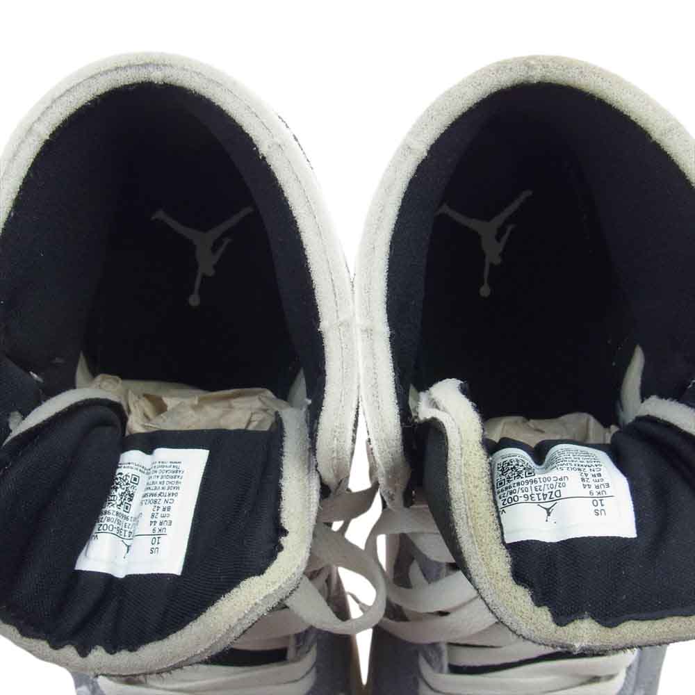 NIKE ナイキ DZ4136-002 Air Jordan 1 AJ1 Mid SE Craft Cement Grey エアジョーダン1 ミッド スニーカー ホワイト系 グレー系 28cm【美品】【中古】