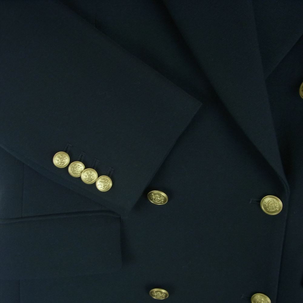 UNITED ARROWS ユナイテッドアローズ 1622-209-1047 BEAUTY&YOUTH ビューティーアンドユース 毛ブレンド ダブル テーラード ジャケット 金ボタン 紺ブレザー ダークネイビー系 M【中古】