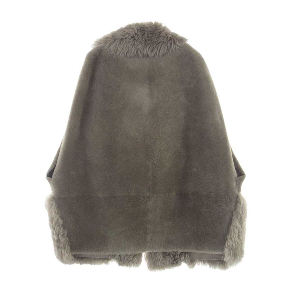 ブランカ 20-010-510-0007-3-0 Deuxieme Classe取扱 ドゥーズィエムクラス 国内正規品 MOUTON VEST リアルムートン ベスト ブラウン系【美品】【中古】