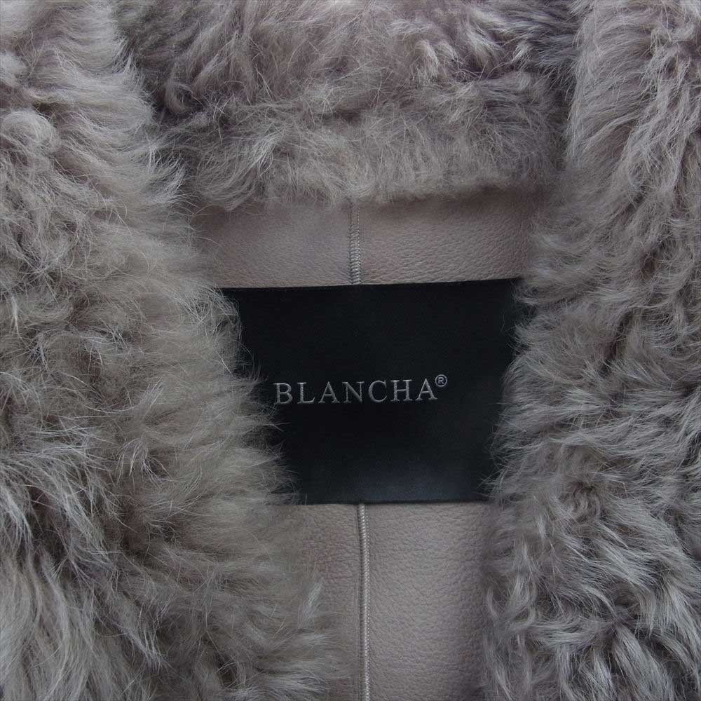 ブランカ 20-010-510-0007-3-0 Deuxieme Classe取扱 ドゥーズィエムクラス 国内正規品 MOUTON VEST リアルムートン ベスト ブラウン系【美品】【中古】