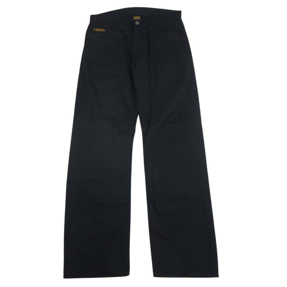 RUDE GALLERY BLACK REBEL ルードギャラリーブラックレーベル コットン チノ パンツ ブラック系 S【中古】
