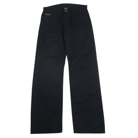 RUDE GALLERY BLACK REBEL ルードギャラリーブラックレーベル コットン チノ パンツ ブラック系 S【中古】