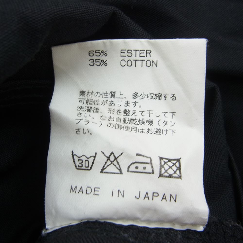 RUDE GALLERY BLACK REBEL ルードギャラリーブラックレーベル コットン チノ パンツ ブラック系 S【中古】