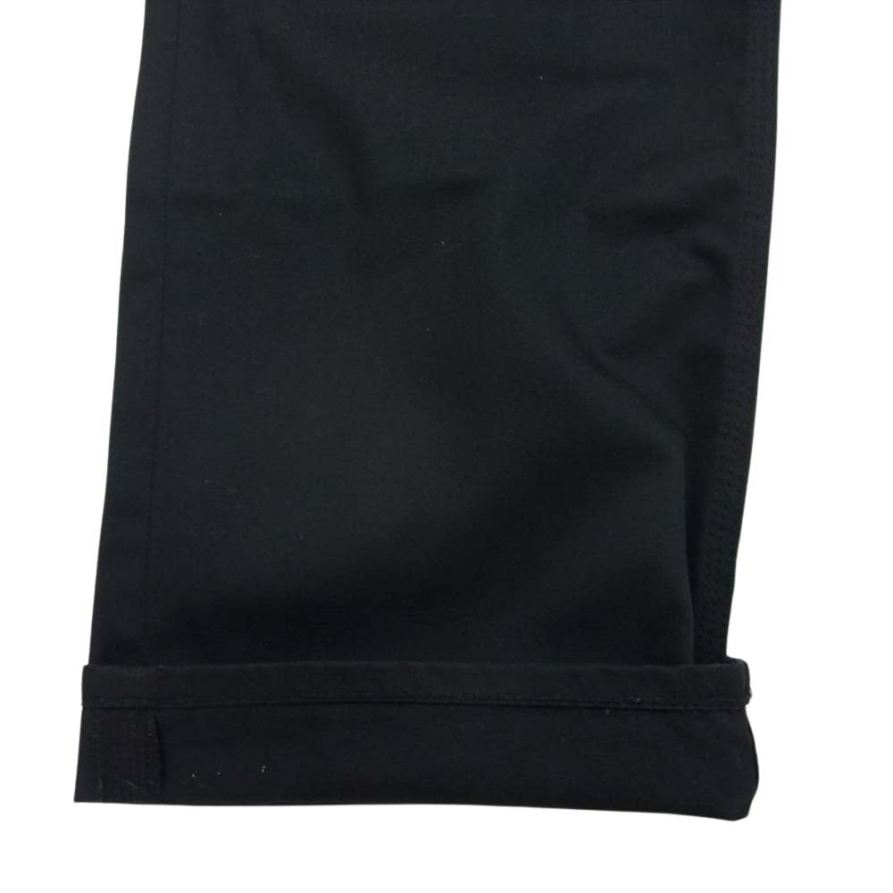 RUDE GALLERY BLACK REBEL ルードギャラリーブラックレーベル コットン チノ パンツ ブラック系 S【中古】