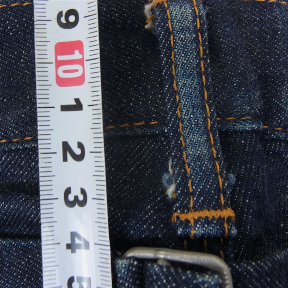 RUDE GALLERY BLACK REBEL ルードギャラリーブラックレーベル シンチバッグ デニム パンツ インディゴブルー系 W28【中古】