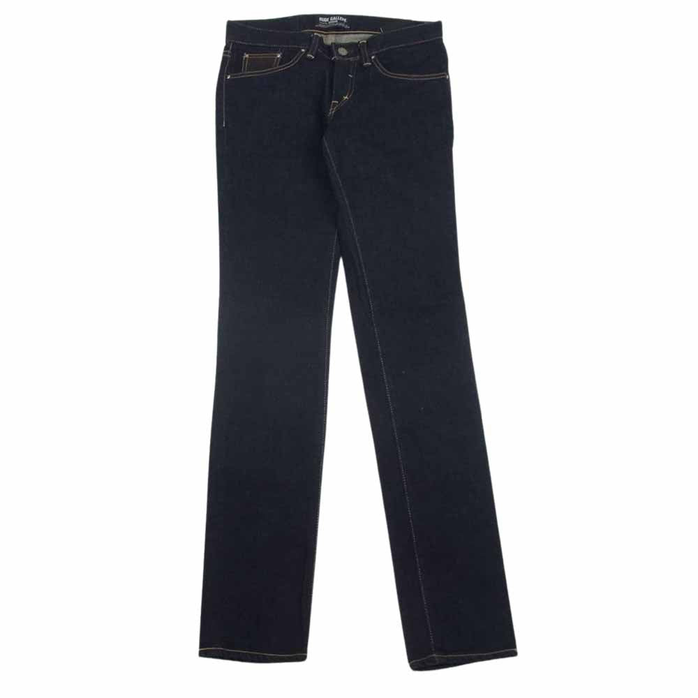 RUDE GALLERY ルードギャラリー レザーポケット デニム スキニー パンツ インディゴブルー系 2【中古】