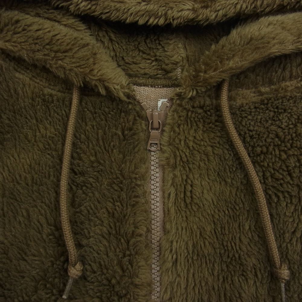 WTAPS ダブルタップス 172ATDT-CSM20 GRIZZLY SWEATSHIRT ボア ジップ パーカー ブラウン系 L【中古】