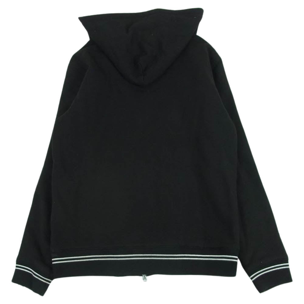 STUSSY ステューシー スタジャン ジップ パーカー コットン ポリエステル 中国製 ブラック系 M【中古】