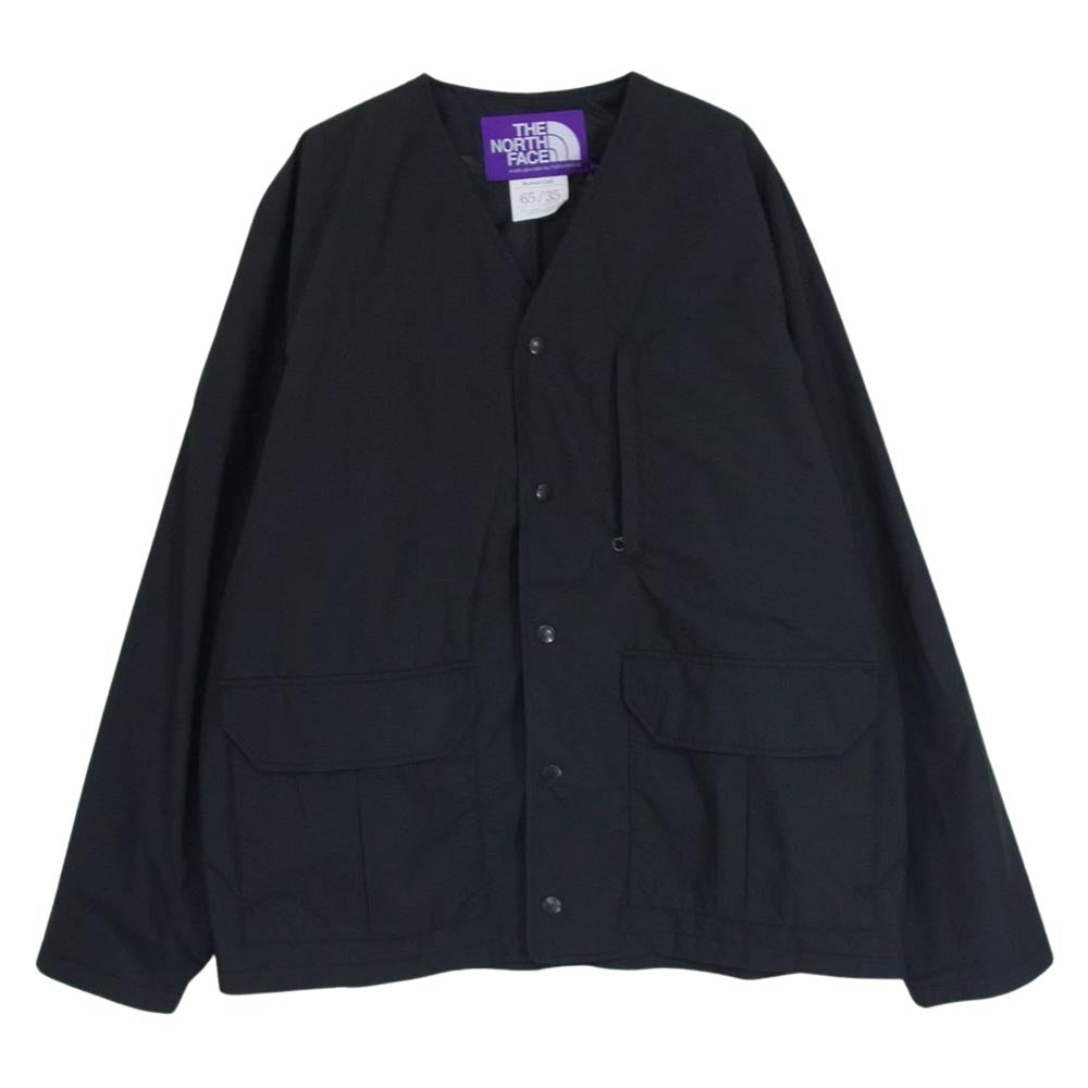 THE NORTH FACE ノースフェイス NP2102N PURPLE LABEL 65/35 Hopper Field Cardigan パープルレーベル ホッパー フィールド カーディガン ブラック系 XL【中古】