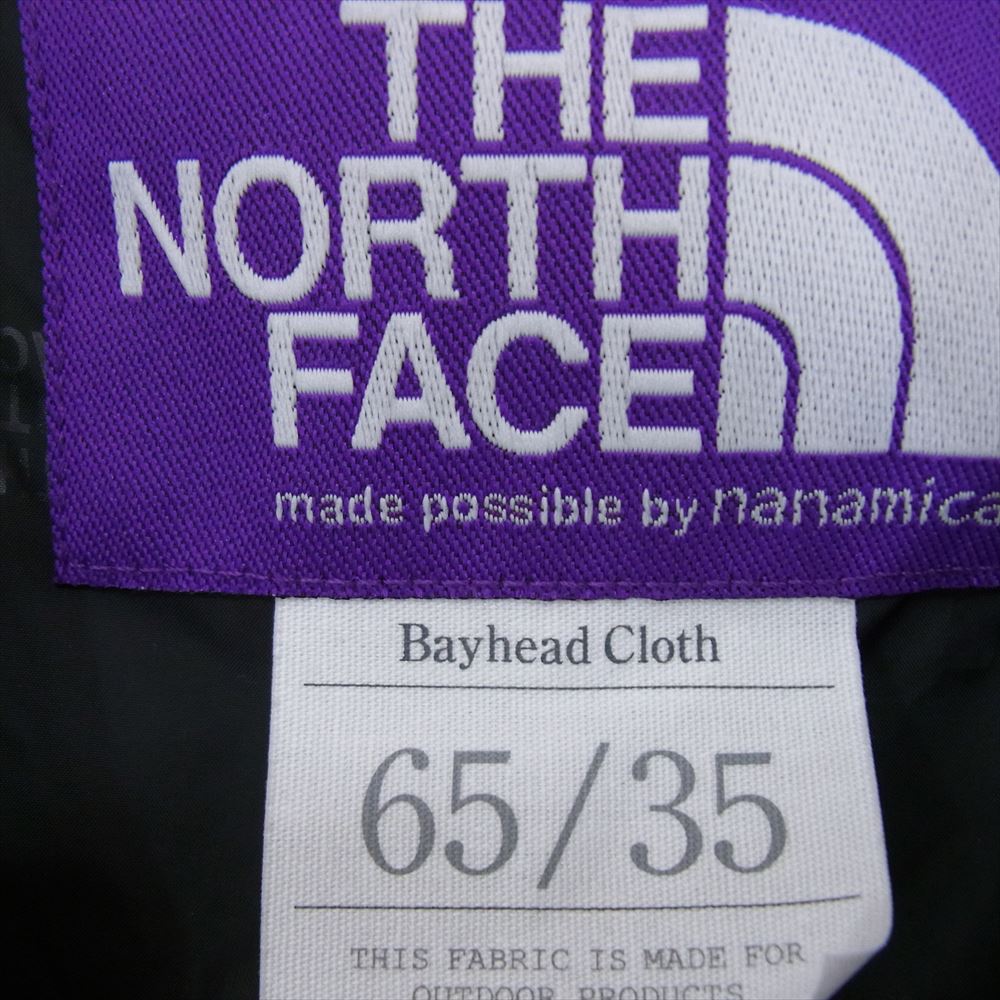 THE NORTH FACE ノースフェイス NP2102N PURPLE LABEL 65/35 Hopper Field Cardigan パープルレーベル ホッパー フィールド カーディガン ブラック系 XL【中古】