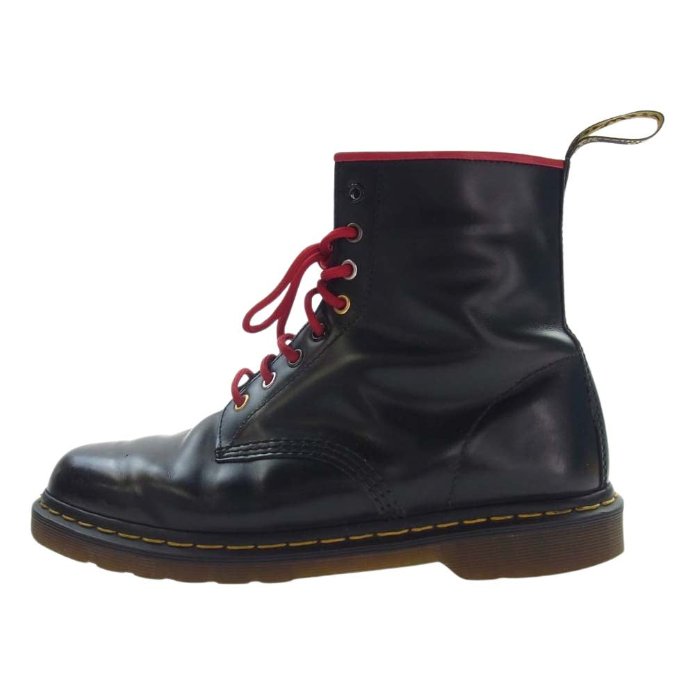 Dr.Martens ドクターマーチン 8ホール エイトホール レースアップ ブーツ ブラック系 UK9【中古】