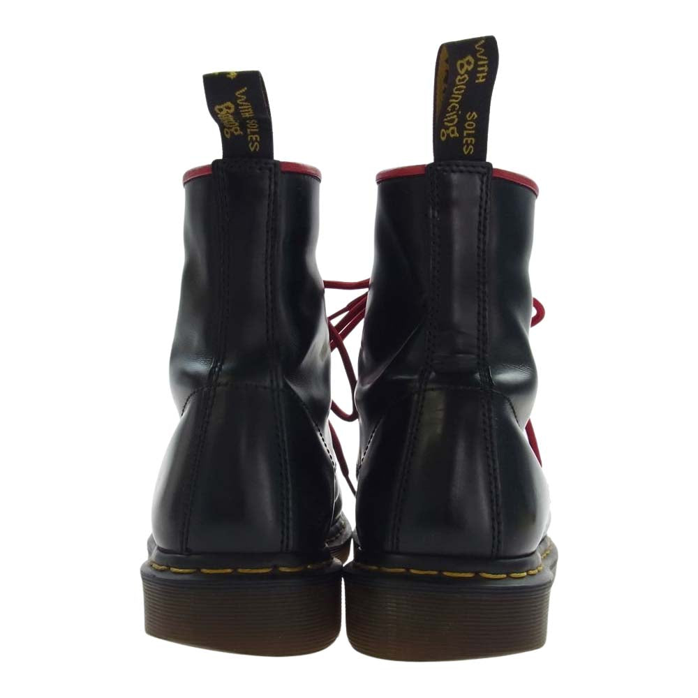 Dr.Martens ドクターマーチン 8ホール エイトホール レースアップ ブーツ ブラック系 UK9【中古】