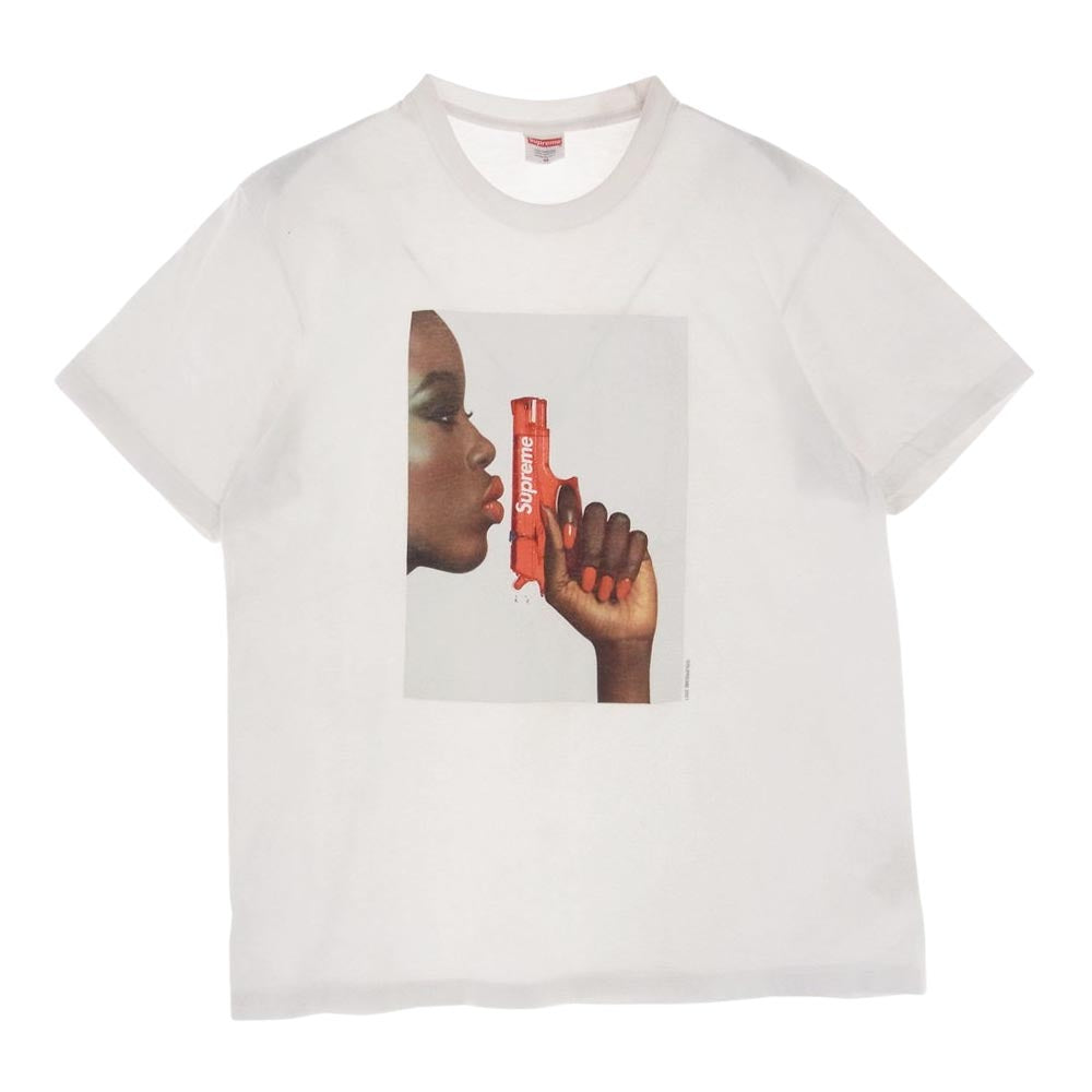Supreme シュプリーム 21SS  Water Pistol Tee ウォーター ピストル T オフホワイト系 M【中古】