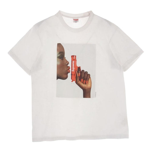 Supreme シュプリーム 21SS  Water Pistol Tee ウォーター ピストル T オフホワイト系 M【中古】