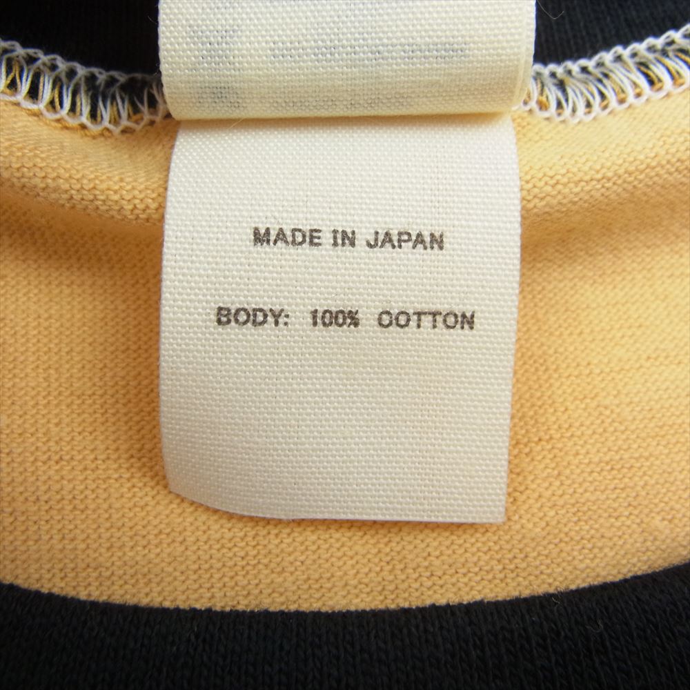 TOY'S McCOY トイズマッコイ TMC2150 McHILL SPORTS WEAR FOOTBALL SHIRT 25TH ANNIVERSARY 長袖プリント フットボール Tシャツ ロンT イエロー系 XL【新古品】【未使用】【中古】