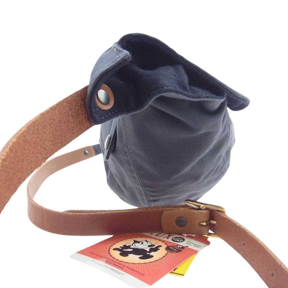 TOY'S McCOY トイズマッコイ TMA1915 NAVY DECK BAG FELIX THE CAT フェリックス ネイビー デッキ ショルダー バッグ ダークネイビー系 F【新古品】【未使用】【中古】