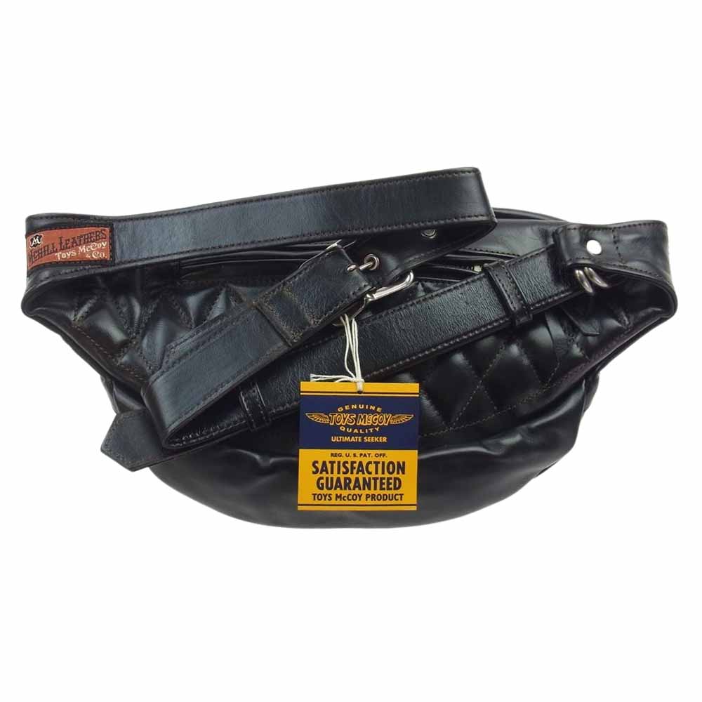 TOY'S McCOY トイズマッコイ TMA1613 DUAL BLADE BAG BECK ベック レザー デュアル ブレード ショルダー バッグ ブラック系 F【新古品】【未使用】【中古】