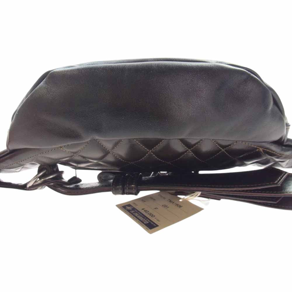 TOY'S McCOY トイズマッコイ TMA1606 DUAL BLADE BAG　U.S.A.F. アメリカ軍 空軍 エアフォース レザー デュアル ブレード ショルダー バッグ ダークブラウン系 F【新古品】【未使用】【中古】