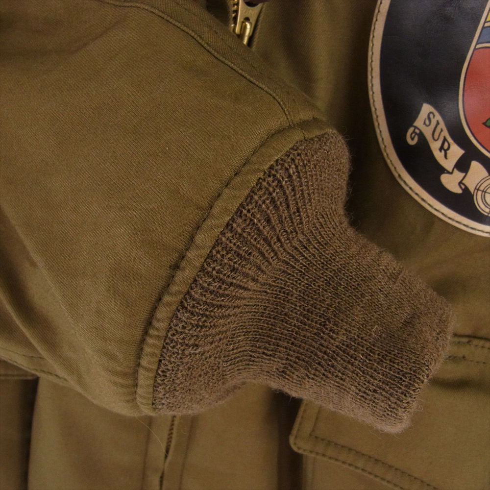 TOY'S McCOY トイズマッコイ TMJ2226 TYPE B-10 Wild Children Ⅱ ワイルドチルドレン 裏ボア 襟ファー ミリタリー フライト ジャケット カーキ系 44【極上美品】【中古】