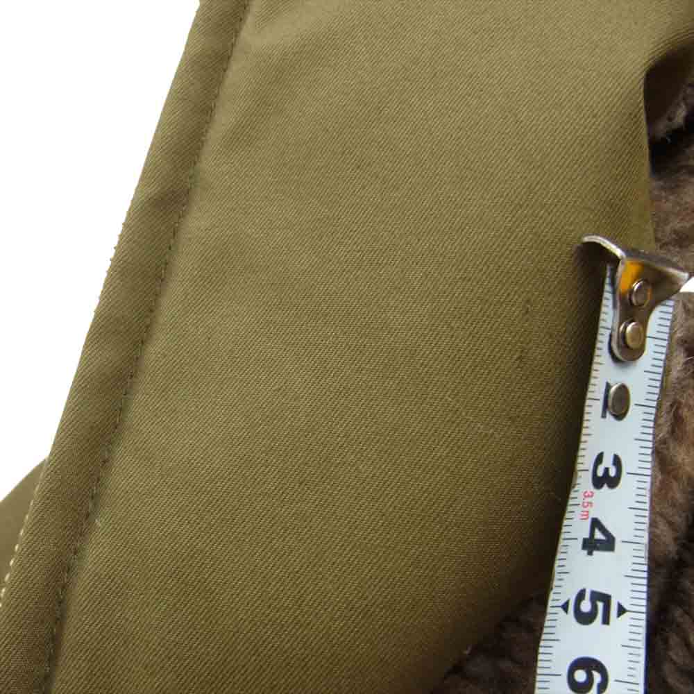 TOY'S McCOY トイズマッコイ TMJ2226 TYPE B-10 Wild Children Ⅱ ワイルドチルドレン 裏ボア 襟ファー ミリタリー フライト ジャケット カーキ系 44【極上美品】【中古】