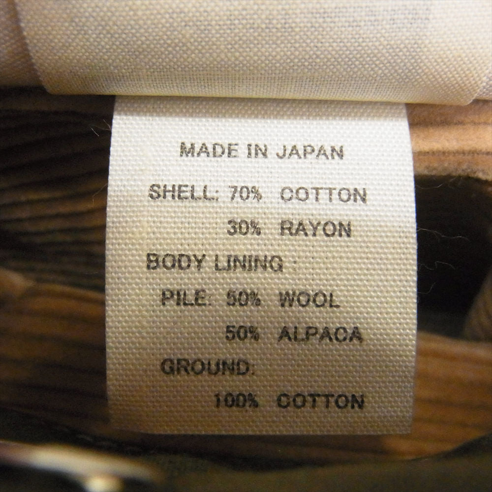 TOY'S McCOY トイズマッコイ TMJ2121 TYPE B-15 MIGHTY MOUSE マイティーマウス 裏ボア 襟ファー フライト ミリタリー ジャケット カーキ系 44【極上美品】【中古】