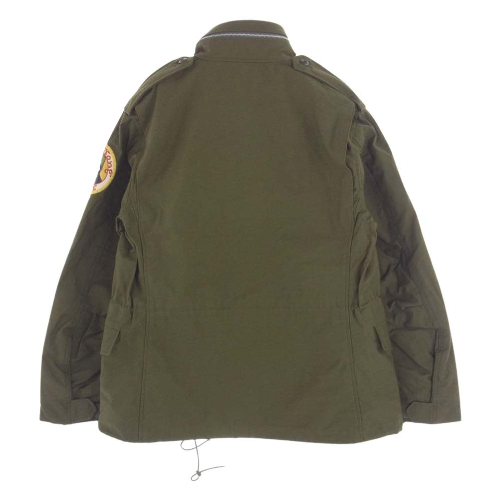 TOY'S McCOY トイズマッコイ TMJ2239 TAXI DRIVER M-65 COAT MANS タクシードライバー フィールド コート ミリタリー ジャケット オリーブグリーン系 XL【極上美品】【中古】